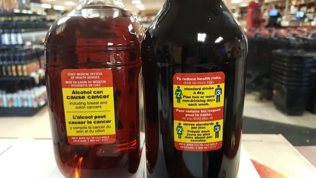 Alcohol warning labels
