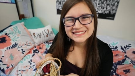 Grace Swain, 17, is a Swan Lake First Nations woman. She's living on an Indigenous-focused residence floor at Western University. Grace Swain