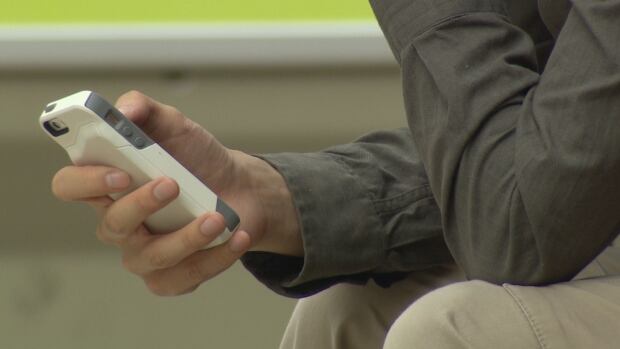Man on mobile phone