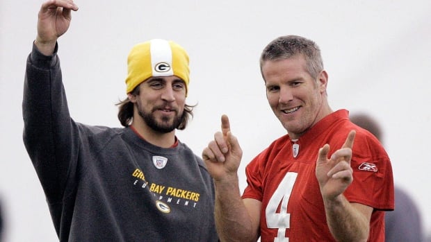 Aaron Rodgers Brett Favre