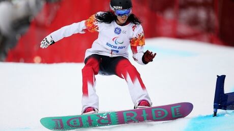 Michelle Salt Snowboard Paralympics Canada