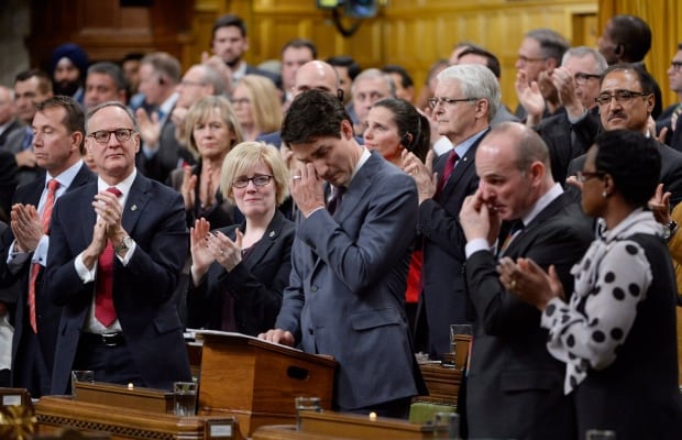 Trudeau tears up during LGBT apology
