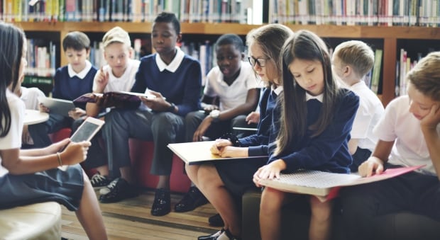 Kids in classroom