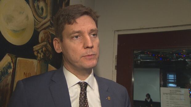 B.C.'s Attorney General, David Eby, marked World AIDS Day in Vancouver on Dec. 1, 2017 at the Carnegie Community Centre.