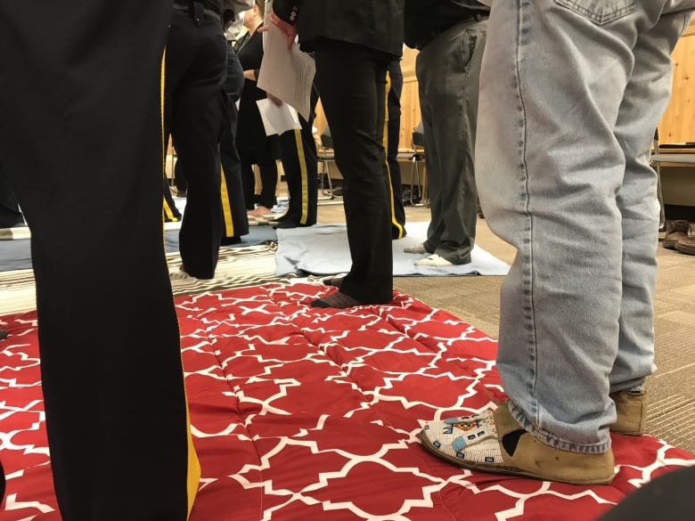 Blanket exercise wrapped into RCMP cadet training CBC News