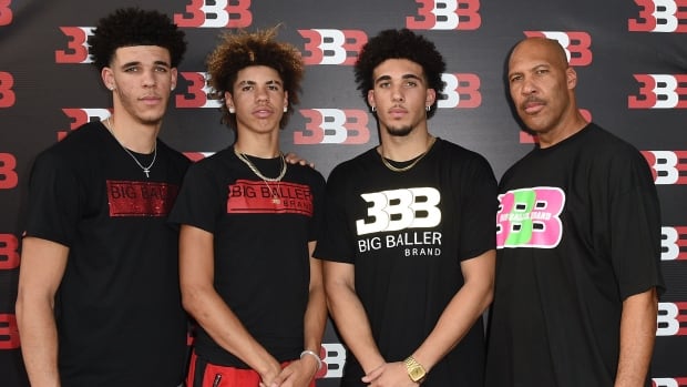 LaMelo Ball second from left and brother LiAngelo second from right have reportedly signed one-year deals to play with the Lithuanian club Vytautas Prienai