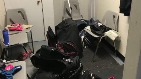 The Municipality of Chatham-Kent is promising to build a new dressing room for female hockey players at a Ridgetown, Ont. arena after they were bumped from their space to make way for an all-boys team. Dressing room, Ridgetown Arena
