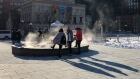 centennial flame parliament hill ottawa winter weather