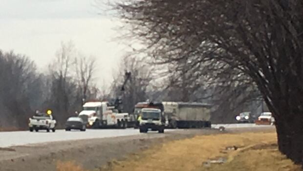 Rollover Closes Highway 401 In Chatham