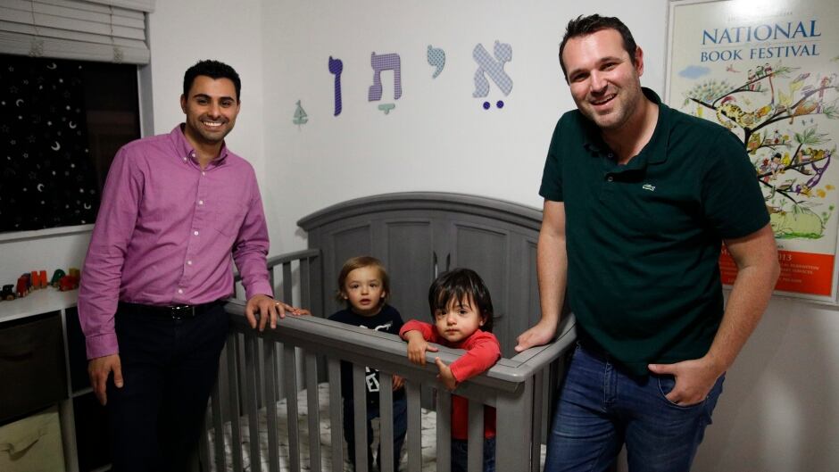 Gay couple's twin babies battle immigration: One's a USA citizen, other isn't Gay couple's twin babies battle immigration: One's a USA citizen, other isn't