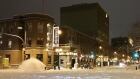 Downtown snow in Saskatoon