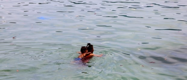 Plastic in the water