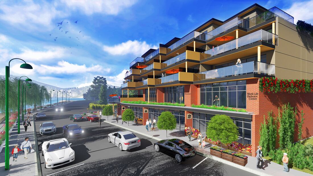 5 Storey Waterfront Development Opposed In Peachland B C Cbc News