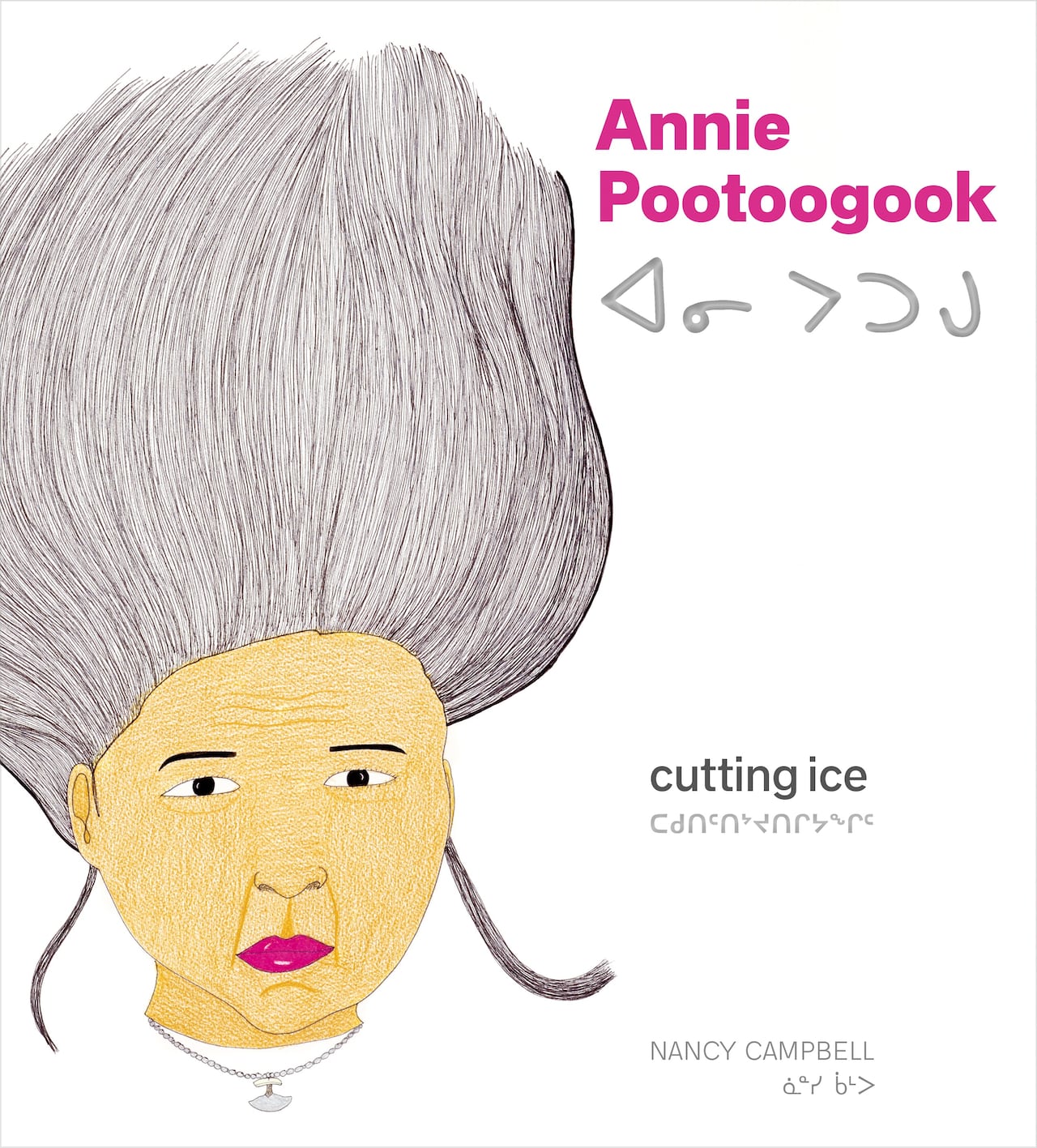 Annie Pootoogook Cutting Ice