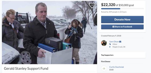 Gerald Stanley Support Fund GoFundMe