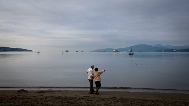 Vancouver burrard inlet beach