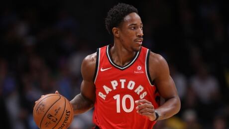 Toronto Raptors guard Demar Derozan recalls aspiring to be one of the players who were attending the NBA's first all-star game in the Staples Center when he was 14.  DeMar Derozan