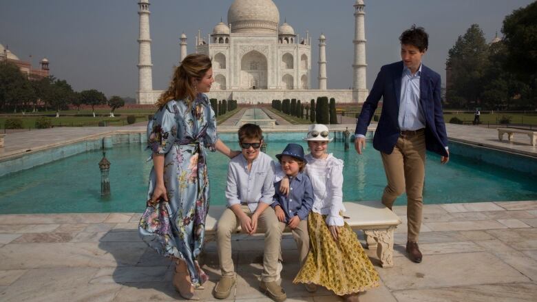 Trudeau With Family In Tow Visits India S Famed Taj Mahal Cbc News