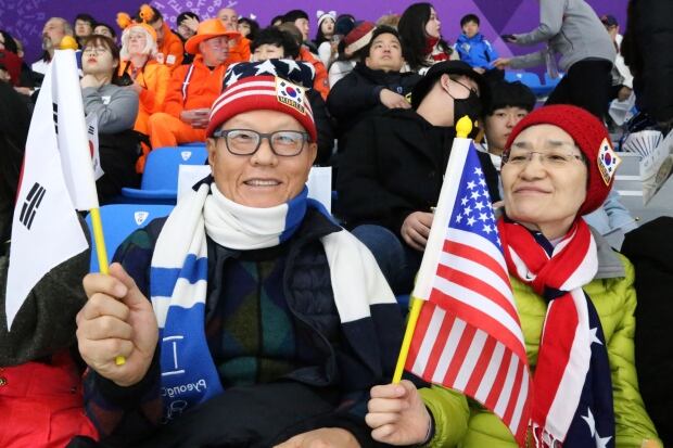 South Korean Olympic spectator