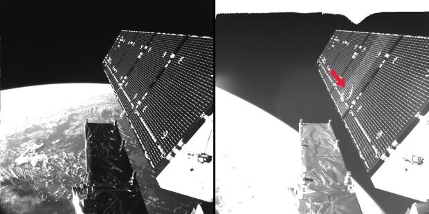 Satellite space debris