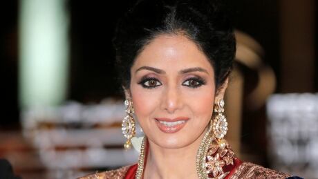 FILE - In this Dec. 1, 2012 file photo, Indian actress Sridevi arrives at the Marrakech International Film Festival in Marrakech, at the Marrakech Congress Palace.<br />
Sridevi, Bollywood's leading lady of the 1980s and '90s who redefined stardom for actresses in India, has died at age 54. The actress, known by one name, was described as the first female superstar in India’s male-dominated film industry. Her brother-in-law Sanjay Kapoor speaking to the Indian Express online confirmed she died Saturday, Feb. 24, 2018, in Dubai due to cardiac arrest. India Obit Sridevi