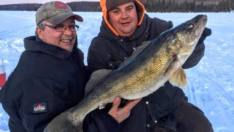 Robert Monty and 36 inch walleye