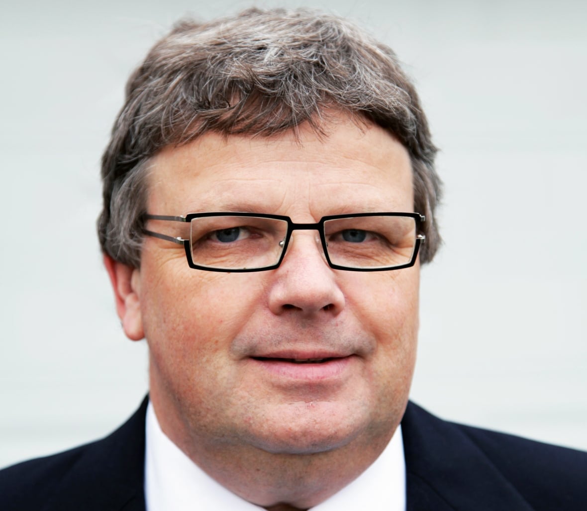 man wearing glasses