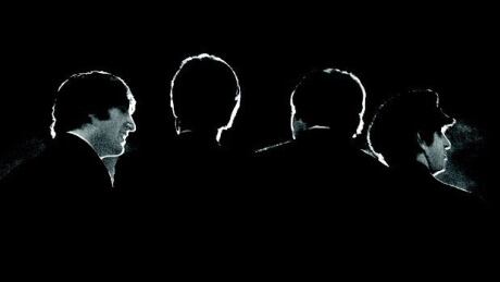 This Feb. 11, 1964 image provided by the David Anthony Fine Art gallery in Taos, N.M., shows a photograph of the Beatles taken by photographer Mike Mitchell during a news conference before the band's first live U.S. concert at the Washington Coliseum. Mitchell’s portraits of the Beatles are the centerpiece of a monthlong photography exhibition at the gallery. This marks the first time the images have been shown since their unveiling in 2011 at a Christie’s auction in New York City. (AP Photo/) Beatles Rare Photos