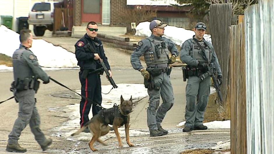 Eyewitness Watches Calgary Police Officer Hit The Ground After Shots Fired Cbc News