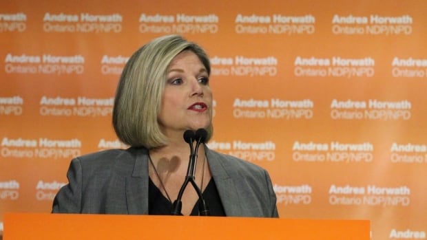 Andrea Horwath unveils NDP platform ahead of June election | CBC News