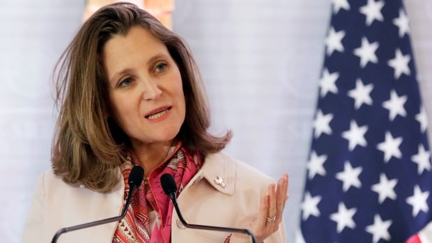 Canada's foreign affairs minister heads to Washington amid trade feud with Trump | CBC News