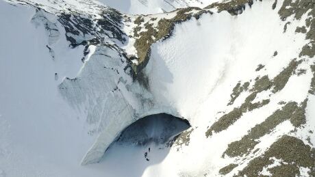 Haines Junction ice cave 