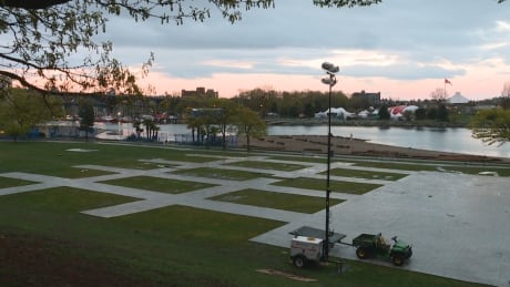 Sunrise at Sunset Beach in Vancouver and most of the garbage has been hauled away after the 4/20 gathering of cannabis enthusiasts on April 20. Every year the event, which is not sanctioned by the park board, draws ire over the mess left behind. Sunset Beach in Vancouver after 420 festival