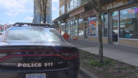 Police say they have spoken to several witnesses that saw the altercation, which ended in the death of Dam Minh Huu, 55, on Kingsway at Nanaimo Street on Sunday April 22, 2018. Dam Minh Huu homicide vancouver scene Kingsway and Nanaimo
