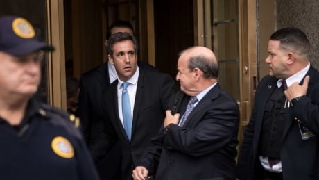 Michael Cohen, longtime personal lawyer and confidante for President Donald Trump, exits the United States District Court Southern District of New York, April 16, 2018 in New York City. 99823099
