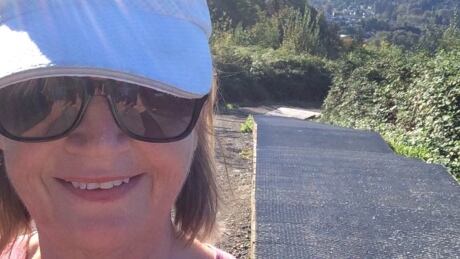 Tanya Leibel, 66, had been regularly climbing the Coquitlam Crunch for a year. Tanya Leibel