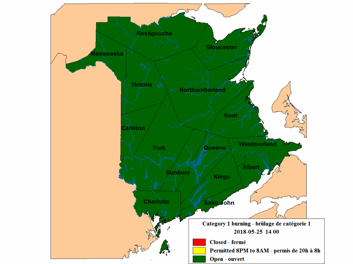 New Brunswick forest fires up nearly 4 times over same time last year CBC News