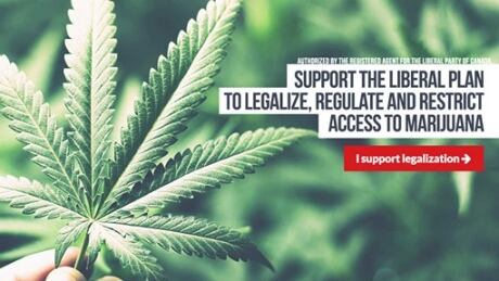The Liberal Party of Canada launched ads Wednesday, using its legislation legalizing marijuana to fundraise. Liberal Party of Canada Facebook ad