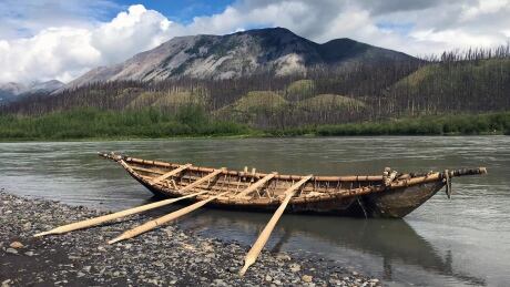 Mooseskin boat Nahanni