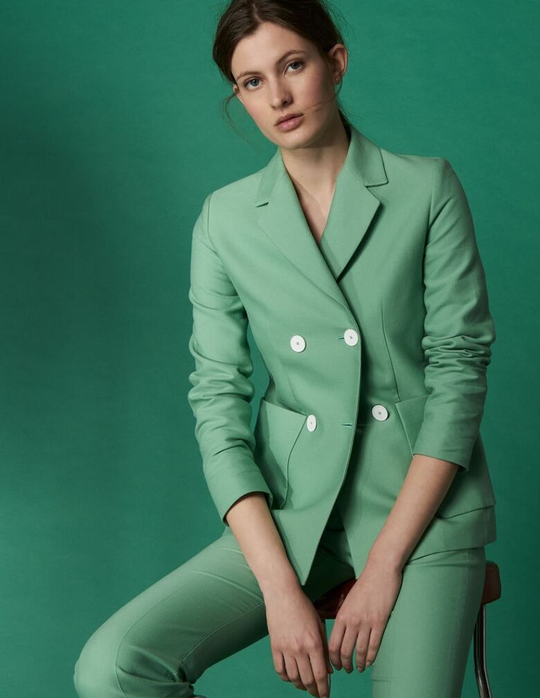 Bright monochromatic suits for everyone!