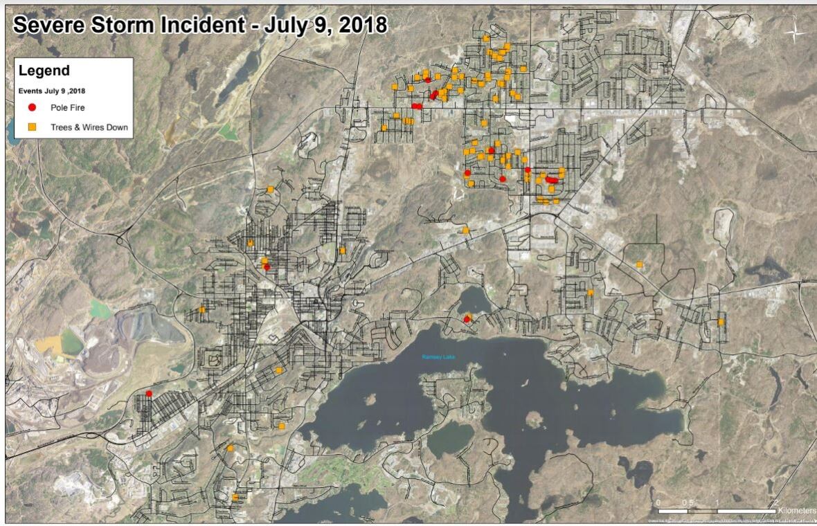 700 customers in Sudbury still without power after powerful storm CBC News