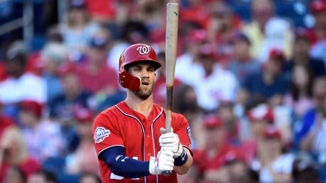 Washington Nationals' Bryce Harper is the second seed at his home ballpark by virtue of his 22 homers through Tuesday's games and will face Freddie Freeman in the Home Run Derby on Monday. harper-bryce
