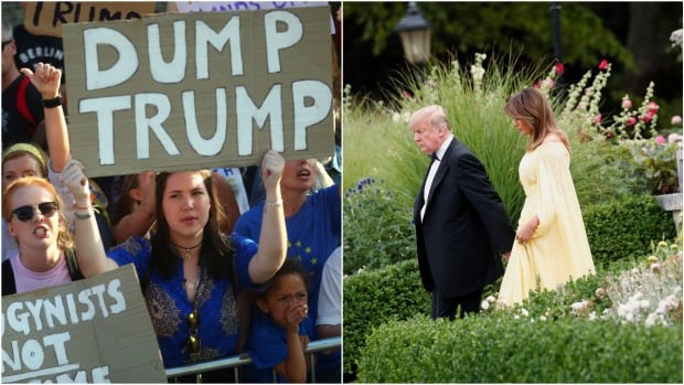 Trumps attend black-tie gala to kick off U.K. visit | CBC News