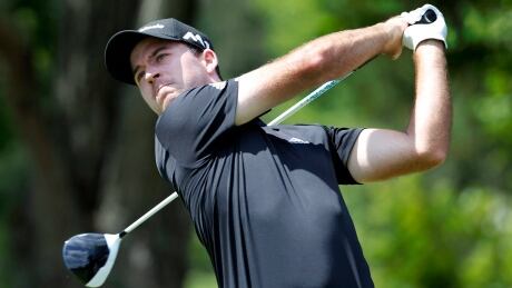 Nick Taylor, pictured above at the Greenbrier Classic last year, is tied for third after the first round at the John Deere Classic. taylor-nick
