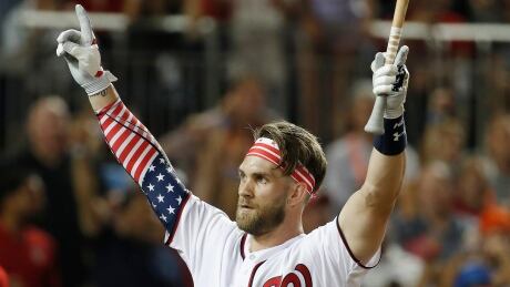 Bryce Harper delights home crowd with Home Run Derby win
