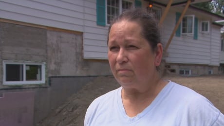 Chantal Therrien and her husband Robert Macmillan have been staying at a temporary home for more than a year after the 2017 floods damaged their residence. Quebec's Ministry of Public Safety sent the couple a letter last week saying that, as of Aug. 1, they'd no longer be supported by the Red Cross. Chantal Therrien