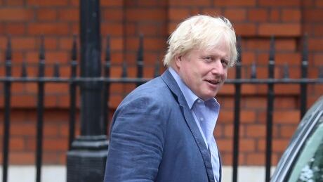 Former British foreign secretary Boris Johnson leaves his home at Carlton House Terrace in central London on July 11, 2018. BRITAIN-EU/