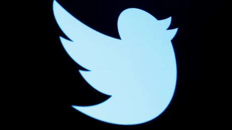 The Twitter logo is displayed on a screen on the floor of the New York Stock Exchange (NYSE) in New York City, U.S., September 28, 2016. REUTERS/Brendan McDermid/File Photo - S1BEUFHVZKAB TWITTER-M&A/