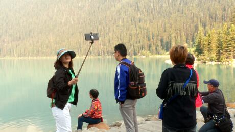 Instagramming tourists are causing overcrowding in Banff National Park, said one Parks Canada employee. Lake Louise Instagram