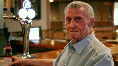 Described as a 'Night Club Habitue' by his wanted poster 60 years earlier, Boyne Johnston still likes to spend time catching up with friends at a local bar. Boyne Johnston